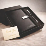 2 in 1 gift combo with diary notebook and pen curated by Tohfa Riwaz