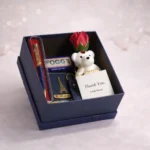 Premium Personalized Men’s Gift Hamper | Wallet, Fogg Deo, & Chocklets Teddy - Image 3