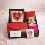 Personalized Couple Combo Chocolate Nuts Gift Hamper | Wallets, Teddy & Photo Frame – Tohfa Riwaz - Image 4