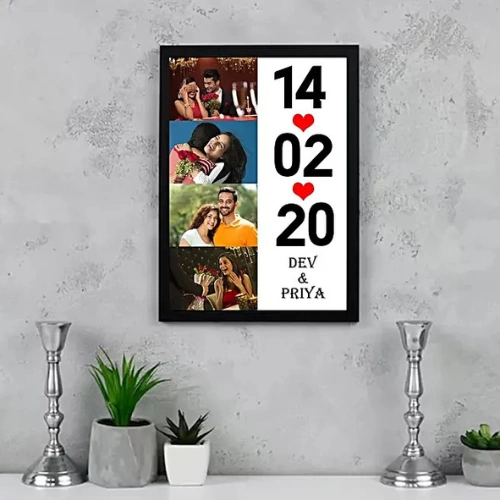 custom-date-saver-photo-frame-tohfa-riwaz Date Saver wall photo frame gift with custom note card by Tohfa Riwaz