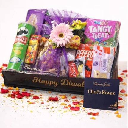 Premium chocolate and confectionery gift tray by Tohfa Riwaz Mohali