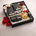 Premium Personalized Men’s Gift Hamper | Wallet, Belt & Teddy – Tohfa Riwaz - Image 3