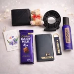 Premium Personalized Men’s Gift Hamper | Wallet, Fogg Deo, Belt & Teddy – Tohfa Riwaz - Image 3
