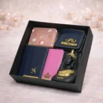 Personalized Couple Passport Cover & Wallet Gift Hamper with Buddha Statue - Image 3