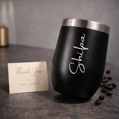 premium-insulated-coffee-mug-tohfa-riwaz Vacuum insulated hot and cold coffee mug gift curated by Tohfa Riwaz