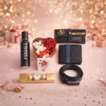 Premium personalized men’s gift hamper with wallet belt fogg deo and teddy by Tohfa Riwaz