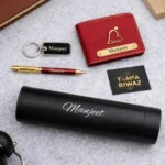 Personalized Birthday Gift Set for Men | Wallet, Bottle & Pen Combo – Tohfa Riwaz - Image 3