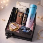 Men gift set featuring premium wallet leather belt sunglasses cover and deodorant