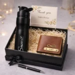 Personalized Inspirational Gift Set for Men | Wallet, Pen & Bottle – Tohfa Riwaz - Image 3