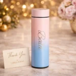 Personalised temperature water bottle gift curated by Tohfa Riwaz