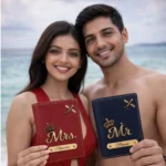 Personalized Couple Passport Cover Combo | Custom Name Travel Gift - Image 4