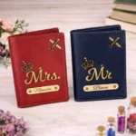 Personalized Couple Passport Cover Combo | Custom Name Travel Gift - Image 5